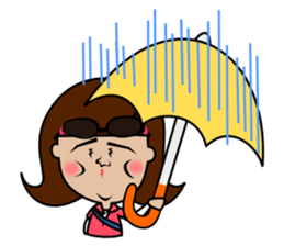 Fishing Girl Rika-chan sticker #3100554