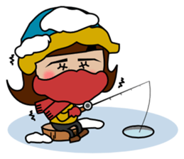 Fishing Girl Rika-chan sticker #3100562