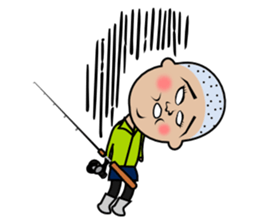 Fishing Girl Rika-chan sticker #3100564