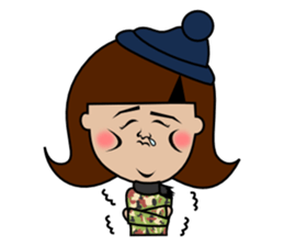 Fishing Girl Rika-chan sticker #3100567