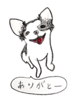 cow pattern's dog sticker #3100781