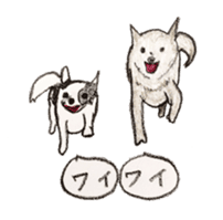 cow pattern's dog sticker #3100789