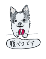 cow pattern's dog sticker #3100796