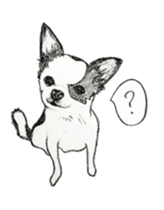 cow pattern's dog sticker #3100809