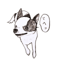 cow pattern's dog sticker #3100815