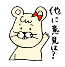 Assembly of a mouse sticker #3101082