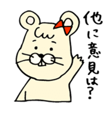 Assembly of a mouse sticker #3101082