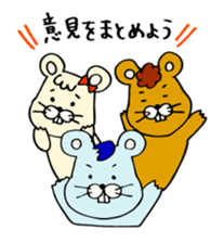 Assembly of a mouse sticker #3101095