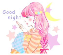 girls book sticker #3101500