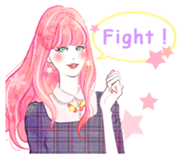 girls book sticker #3101514