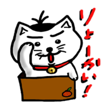cat and box sticker #3101571