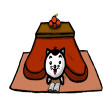 cat and box sticker #3101575