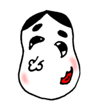 The murmur of Okame sticker #3101944