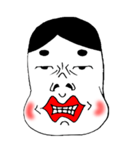 The murmur of Okame sticker #3101978