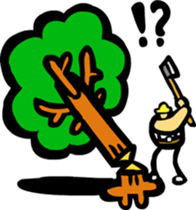 Woodcutter of Jiro sticker #3102168