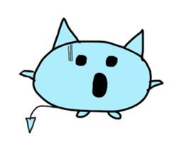 Marshmallow Kitty sticker #3103428