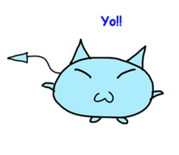 Marshmallow Kitty sticker #3103432