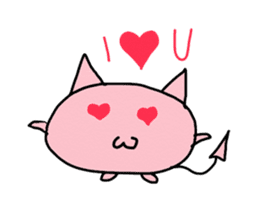 Marshmallow Kitty sticker #3103435