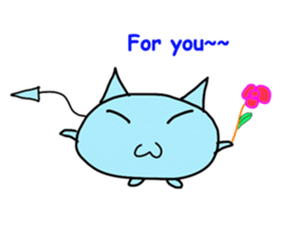 Marshmallow Kitty sticker #3103436