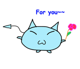 Marshmallow Kitty sticker #3103436
