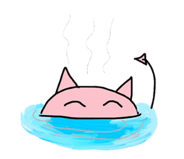 Marshmallow Kitty sticker #3103441