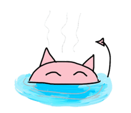 Marshmallow Kitty sticker #3103441