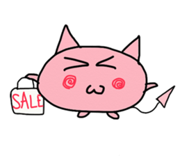 Marshmallow Kitty sticker #3103447