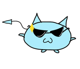 Marshmallow Kitty sticker #3103465