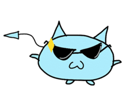 Marshmallow Kitty sticker #3103465
