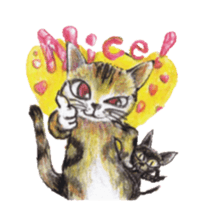 Pretty wild cats sticker #3103850