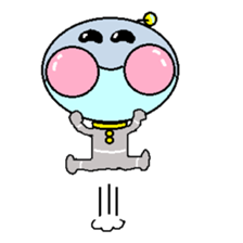 peace Alien sticker #3104075