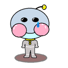 peace Alien sticker #3104076