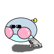 peace Alien sticker #3104096