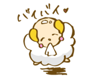 SHEEP MERRY sticker #3104674