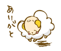 SHEEP MERRY sticker #3104675