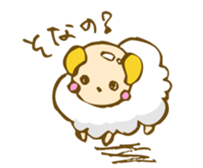 SHEEP MERRY sticker #3104678