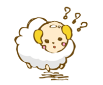 SHEEP MERRY sticker #3104679