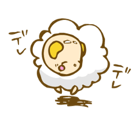 SHEEP MERRY sticker #3104685