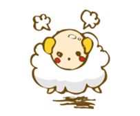 SHEEP MERRY sticker #3104687