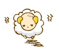 SHEEP MERRY sticker #3104689
