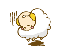 SHEEP MERRY sticker #3104690