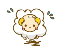 SHEEP MERRY sticker #3104693