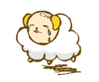 SHEEP MERRY sticker #3104694