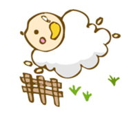 SHEEP MERRY sticker #3104695