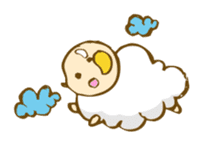 SHEEP MERRY sticker #3104696