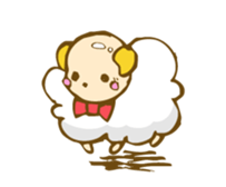 SHEEP MERRY sticker #3104698