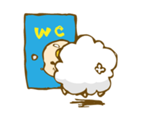SHEEP MERRY sticker #3104700