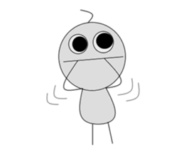 I come! An alien! sticker #3104836