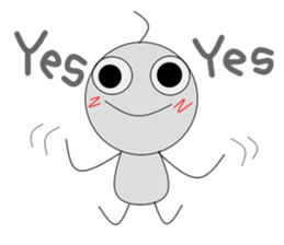 I come! An alien! sticker #3104851