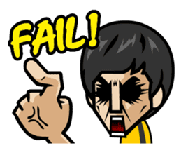 Master Kung-Fu Finger sticker #3105069